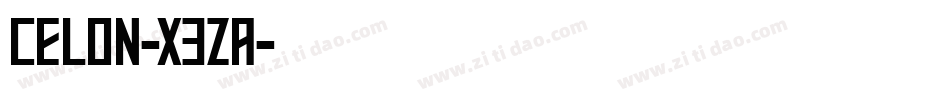 Celon-X3Za字体转换