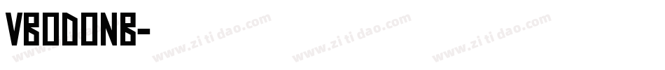 VBODONB字体转换