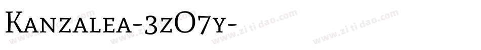 Kanzalea-3zO7y字体转换