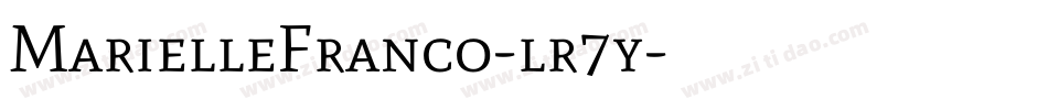 MarielleFranco-lr7y字体转换