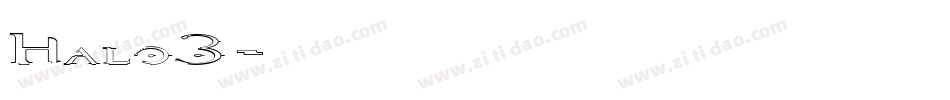 Halo3字体转换