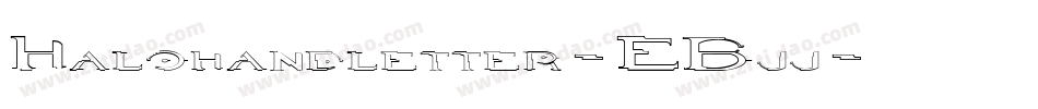 Halohandletter-EBjj字体转换