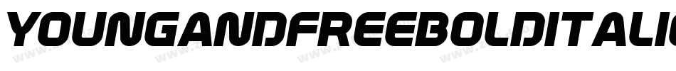 YoungAndFreeBoldItalic-2O1zW字体转换
