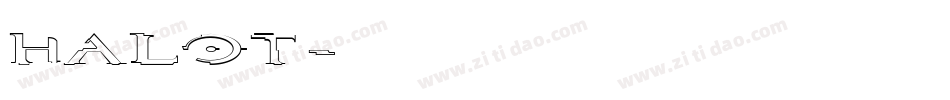 HALOT字体转换