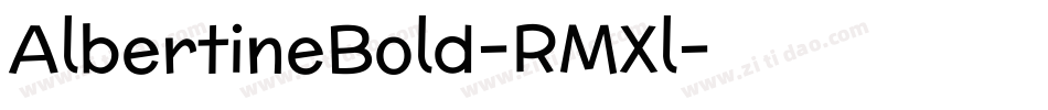 AlbertineBold-RMXl字体转换