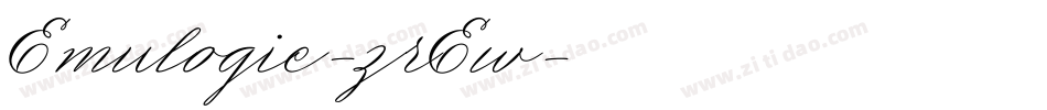 Emulogic-zrEw字体转换