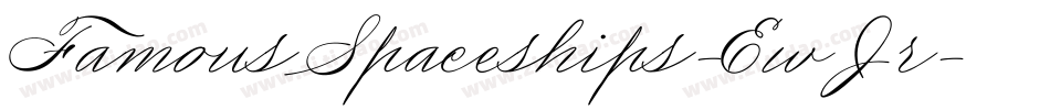 FamousSpaceships-EwJr字体转换