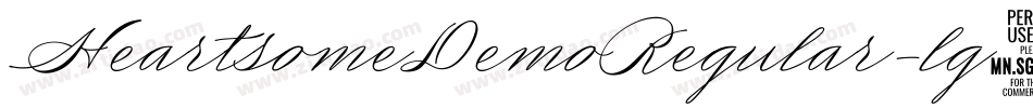 HeartsomeDemoRegular-lg8Ew字体转换