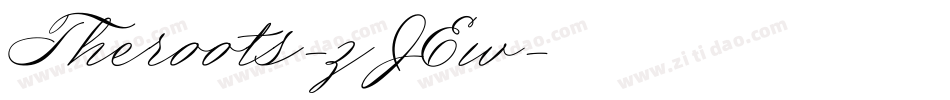 Theroots-zJEw字体转换