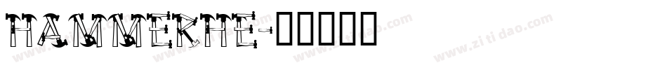 HAMMERHE字体转换