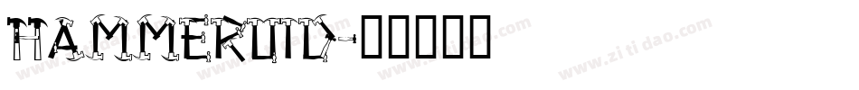 Hammeroid字体转换