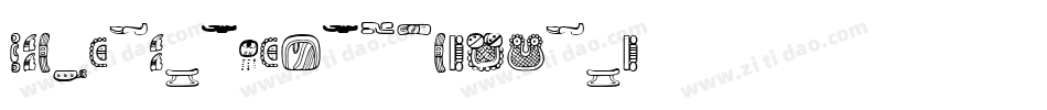 MesoamericaDings-x9mr字体转换