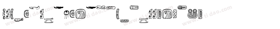 MesoamericaDingsThree-DVl9字体转换