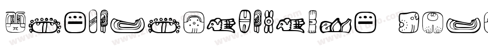 MesoamericaDings-x9mr字体转换