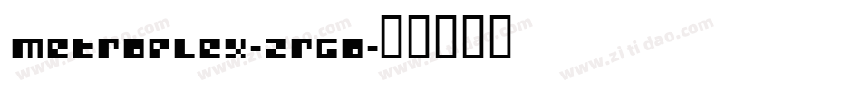 Metroplex-zrG0字体转换