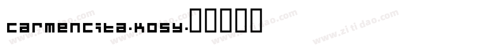 Carmencita-KO5y字体转换