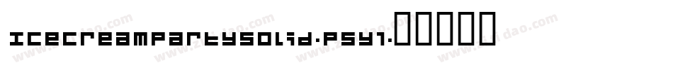 Icecreampartysolid-p5y1字体转换