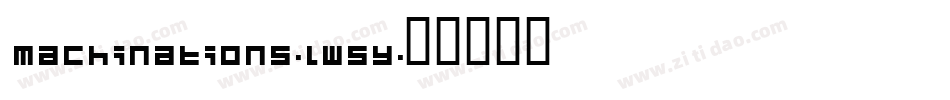 Machinations-lW5y字体转换