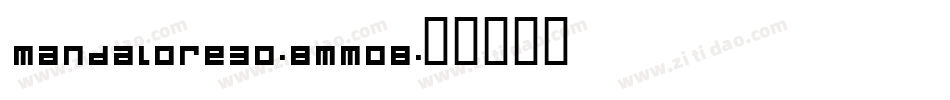 Mandalore3D-8MM0B字体转换