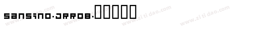 Sansino-JRR0B字体转换