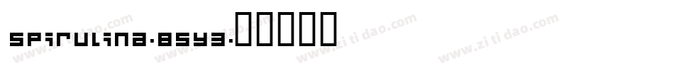 Spirulina-B5y3字体转换