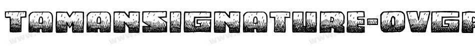TamanSignature-OVGpd字体转换