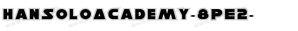 HanSoloAcademy-8pE2字体转换