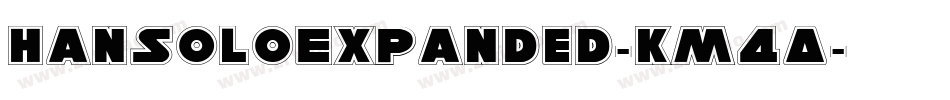 HanSoloExpanded-Km4A字体转换