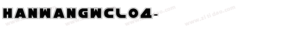 HanWangWCL04字体转换