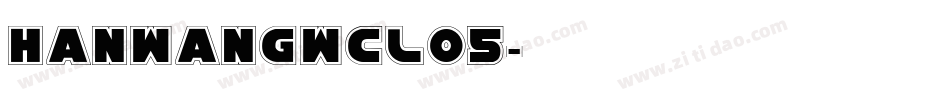 HanWangWCL05字体转换