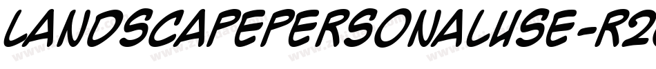 LandscapePersonalUse-R20l字体转换