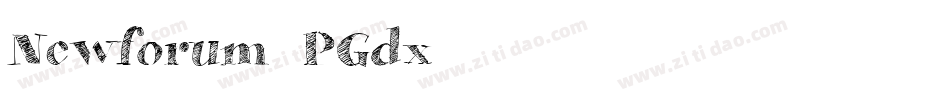 Newforum-PGdx字体转换
