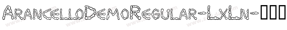 ArancelloDemoRegular-LxLn字体转换