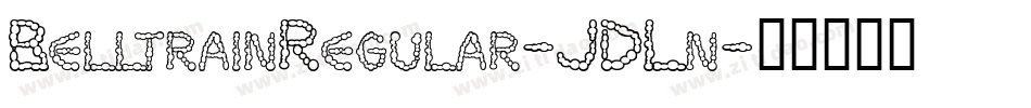 BelltrainRegular-JDLn字体转换
