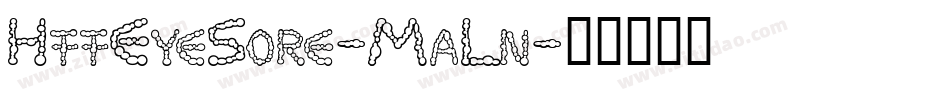 HffEyeSore-MaLn字体转换