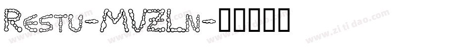 Restu-MVZLn字体转换