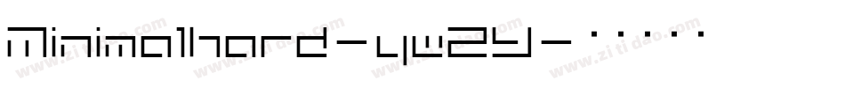 Minimalhard-yw2Y字体转换