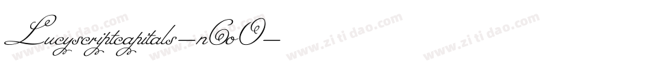 Lucyscriptcapitals-n6o0字体转换