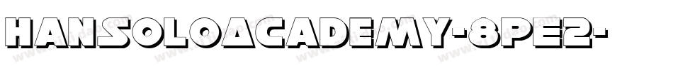 HanSoloAcademy-8pE2字体转换