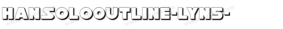 HanSoloOutline-lyn5字体转换