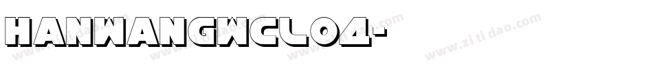 HanWangWCL04字体转换
