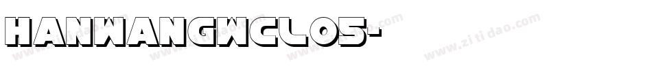 HanWangWCL05字体转换