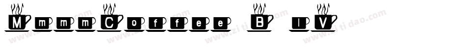 MmmmCoffee-B0lV字体转换