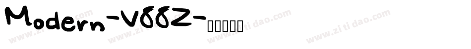 Modern-V88Z字体转换