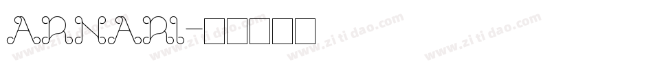 ARNARI字体转换