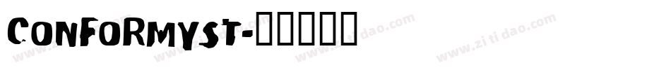 Conformyst字体转换