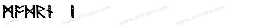 Modrn20i字体转换