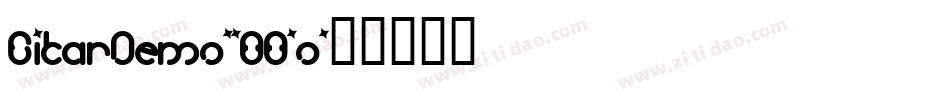 GitarDemo-2OO8o字体转换