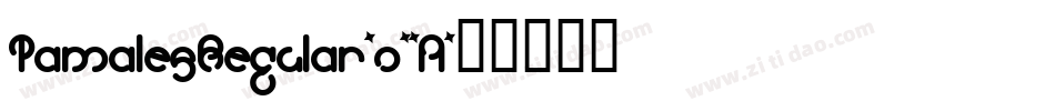 TamalesRegular-o62A字体转换