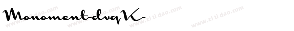 Monoment-dvqK字体转换
